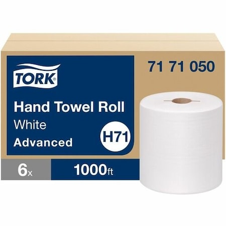 Nsi Tork Roll Paper Towels, 1-Ply Ply, 000 ft TRK7171050